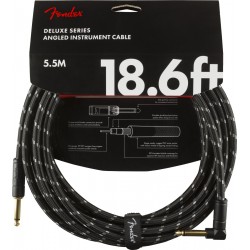 Fender Deluxe Series Instrument Cable Tweed Black