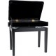 Gewa Banquette Piano Noir Avec Compartiment