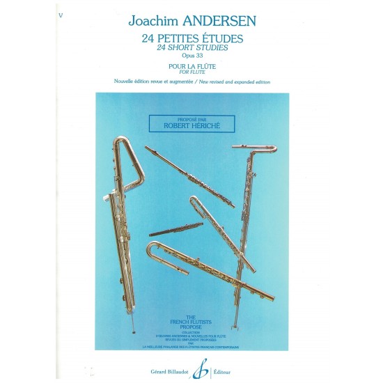 Joachim Andersen 24 Petites Études pour Flûte