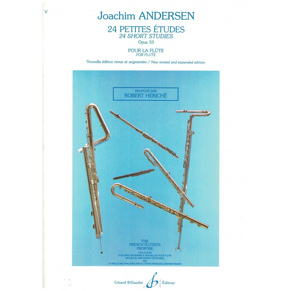 Joachim Andersen 24 Petites Études pour Flûte CGS Musique Chambéry