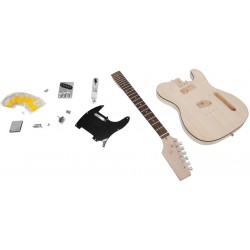 Pack Guitare Electrique EKO S-300 Black Gaucher