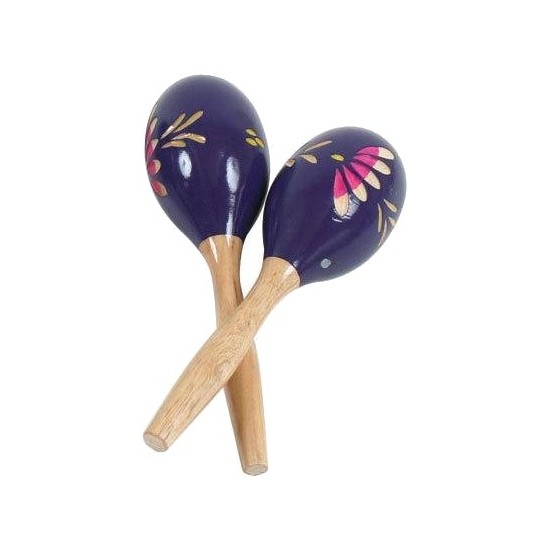 Fuzeau Maracas Violettes 20CM