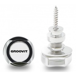 Groovit Strap Locks Argent / Blanc