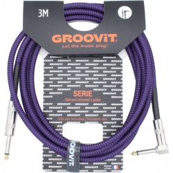 Groovit Câble Tressé Blindé D/C 3m Violet