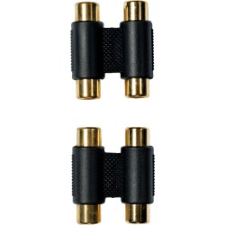 Yellow Cable AD15 Adaptateurs RCA Femelle/RCA Femelle Double