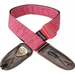 Soldier Sangle Premium Jean Tissé Rouge