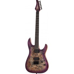 Schecter C-6 Pro Aurora Burst