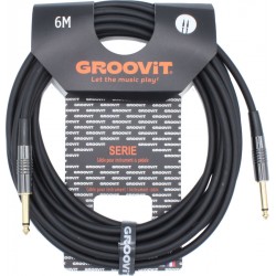 Groovit Câble PVC Blindé D/D Noir 6m