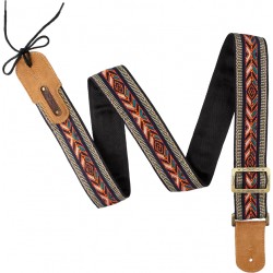 Soldier Sangle Jacquard Vintage Style Brun