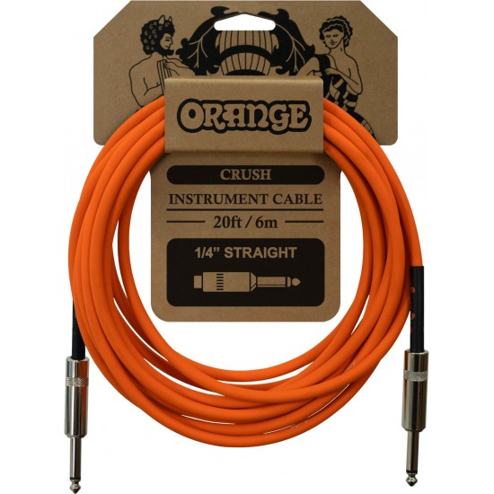Orange Câble Instrument 6 m