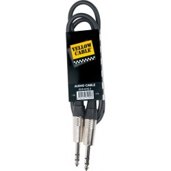 Yellow Cable K15-1 Jack/Jack 1M Stéréo