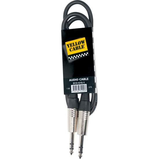 Yellow Cable K15-6 Jack/Jack 6M Stéréo