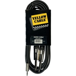 Yellow Cable K07M-3 Double Jack/Mini-Jack Stéréo 3M