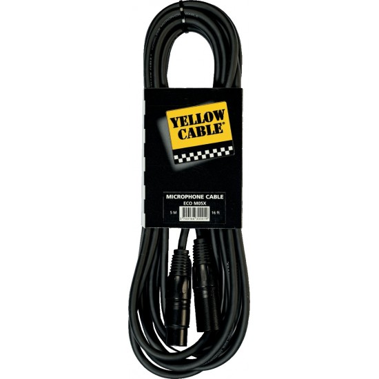 Yellow Cable M05X XLR/XLR Femelle 5M