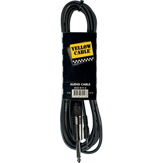 Yellow Cable K11-3 Jack/Mini-Jack Stéréo 3M