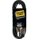 Yellow Cable K03-3 Double RCA/Jack 3M