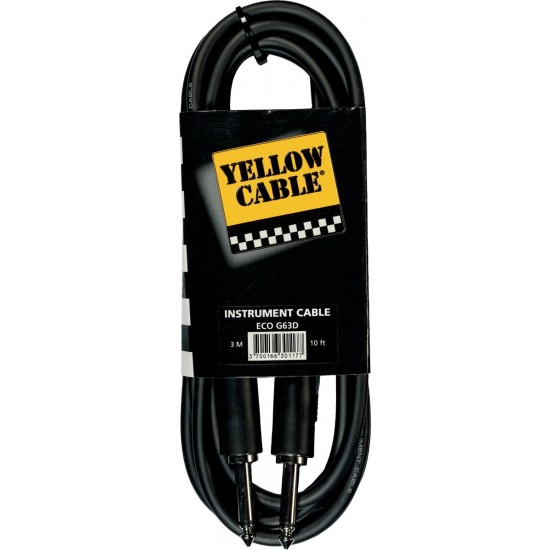 Yellow Cable G63D Jack/Jack 3M