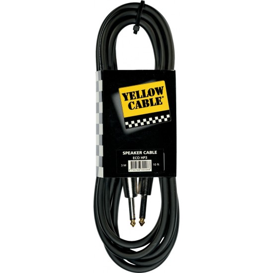 Yellow Cable HP3 Jack/Jack Haut-Parleur 3M