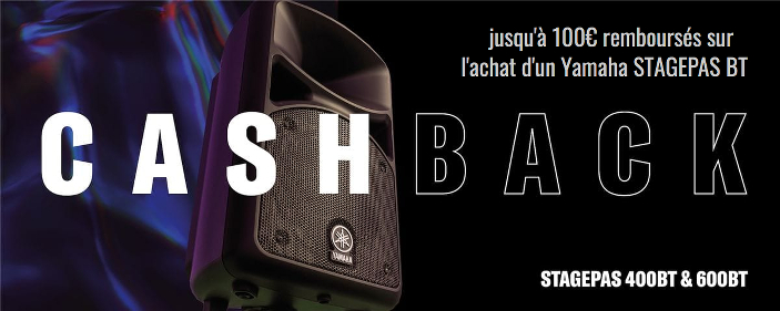 Cashback Yamaha Stagepas BT